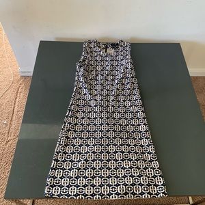 Banana Republic Sheath Dress Geometric Pattern